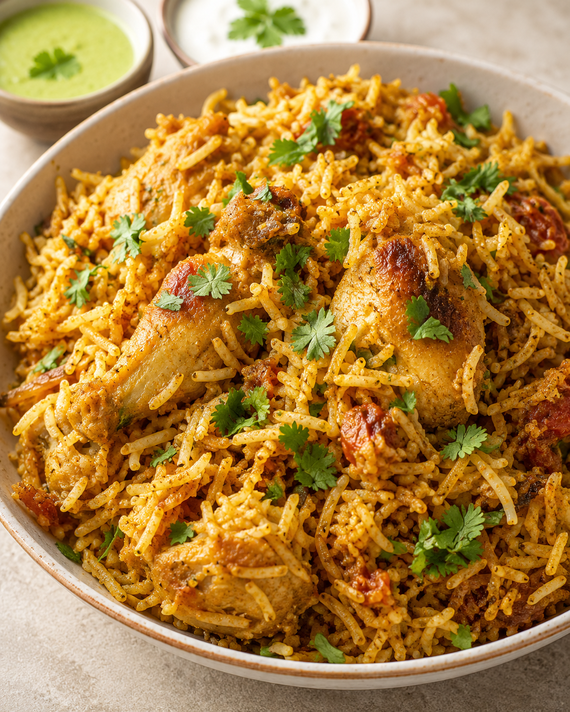 Chicken Biryani repared meal from Channi's Kitchen